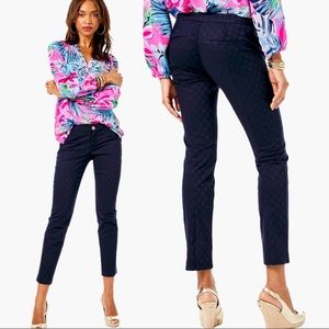 Lilly Pulitzer Kelly Textured Ankle Skinny Pants 2
